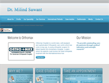 Tablet Screenshot of drmilindsawant.com